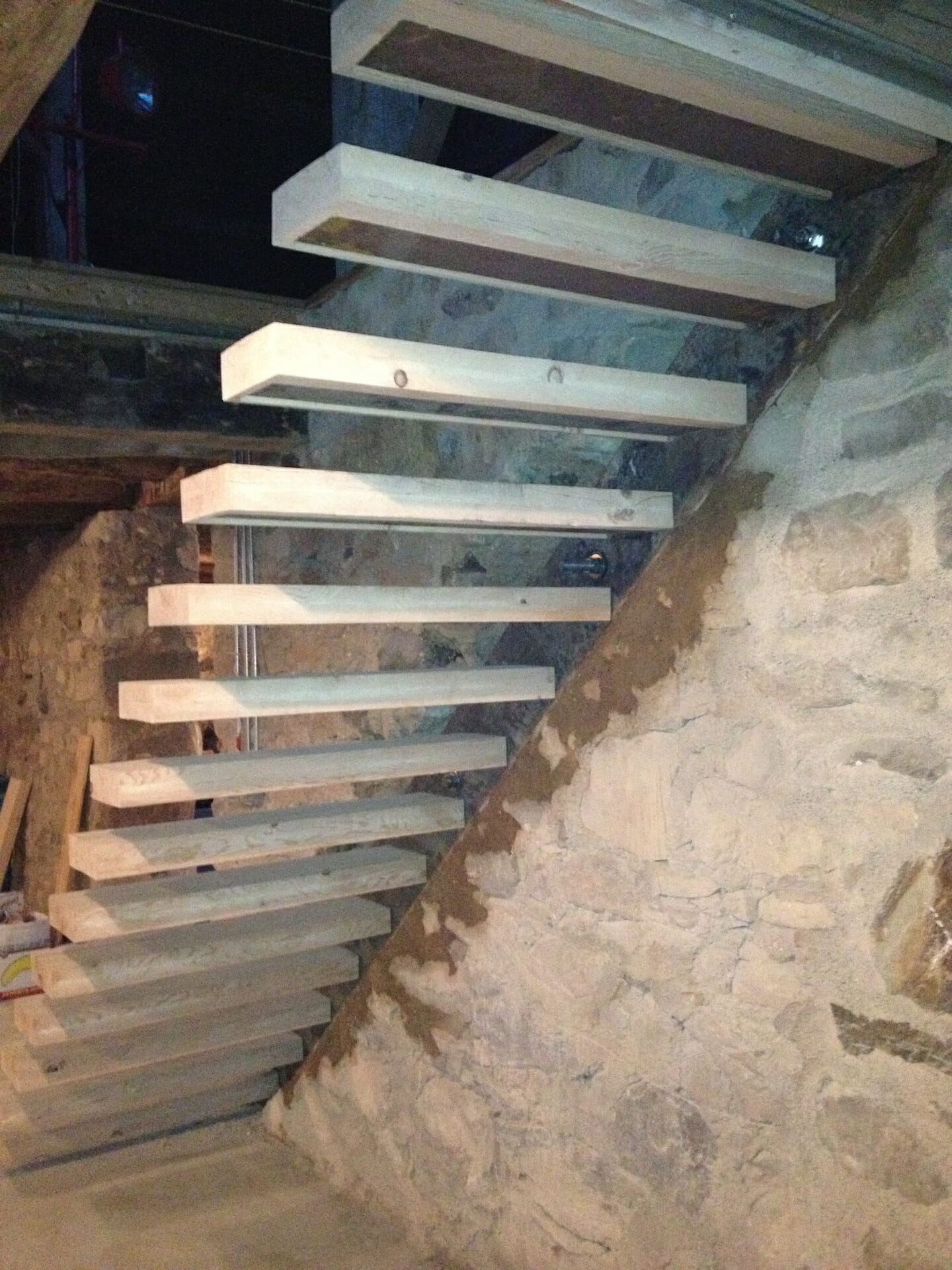 new stairs in old building